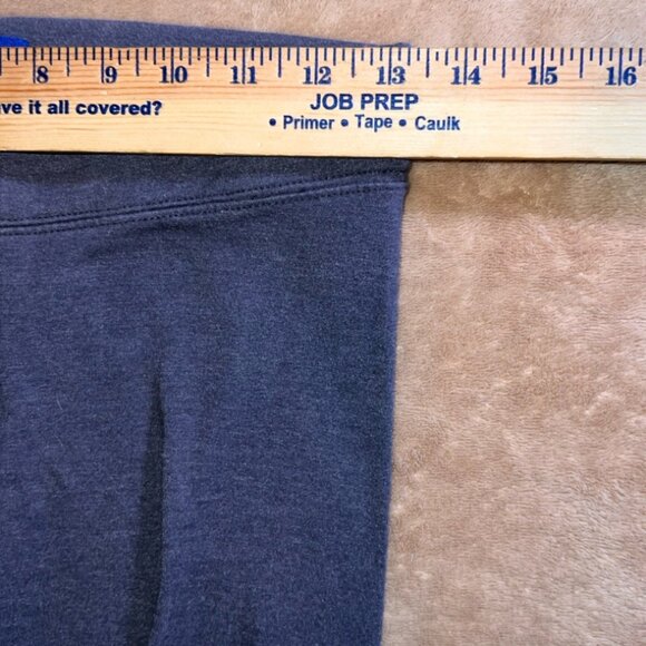 Aeropostale Women Medium Charcoal Gray Mid-Raise Elastic Waist Ankle Legging (U) - Picture 5 of 7